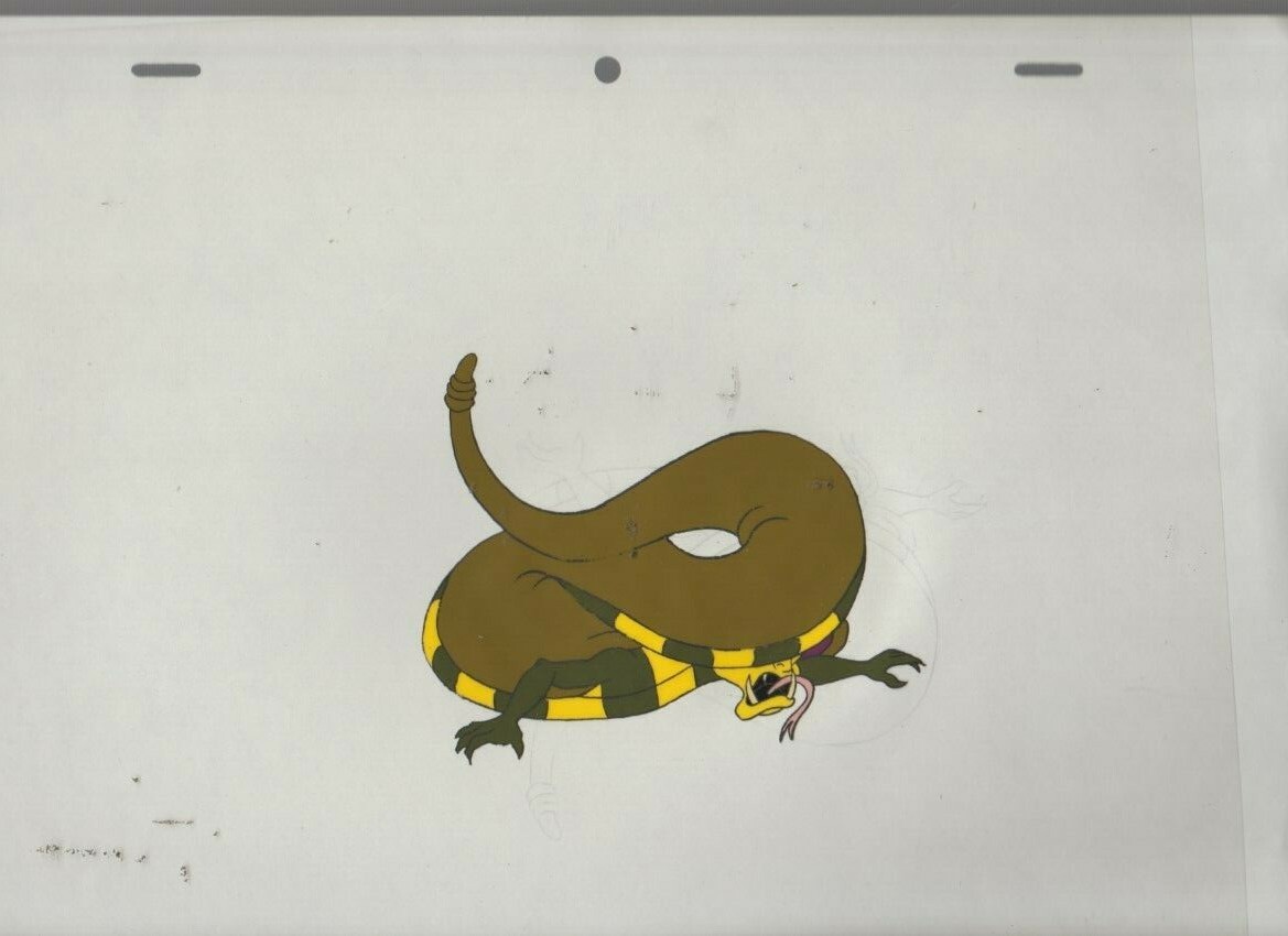 CONAN THE ADVENTURER Cartoon Animation 12.5x10.5" Cel Dregs Snake SC108 D-4