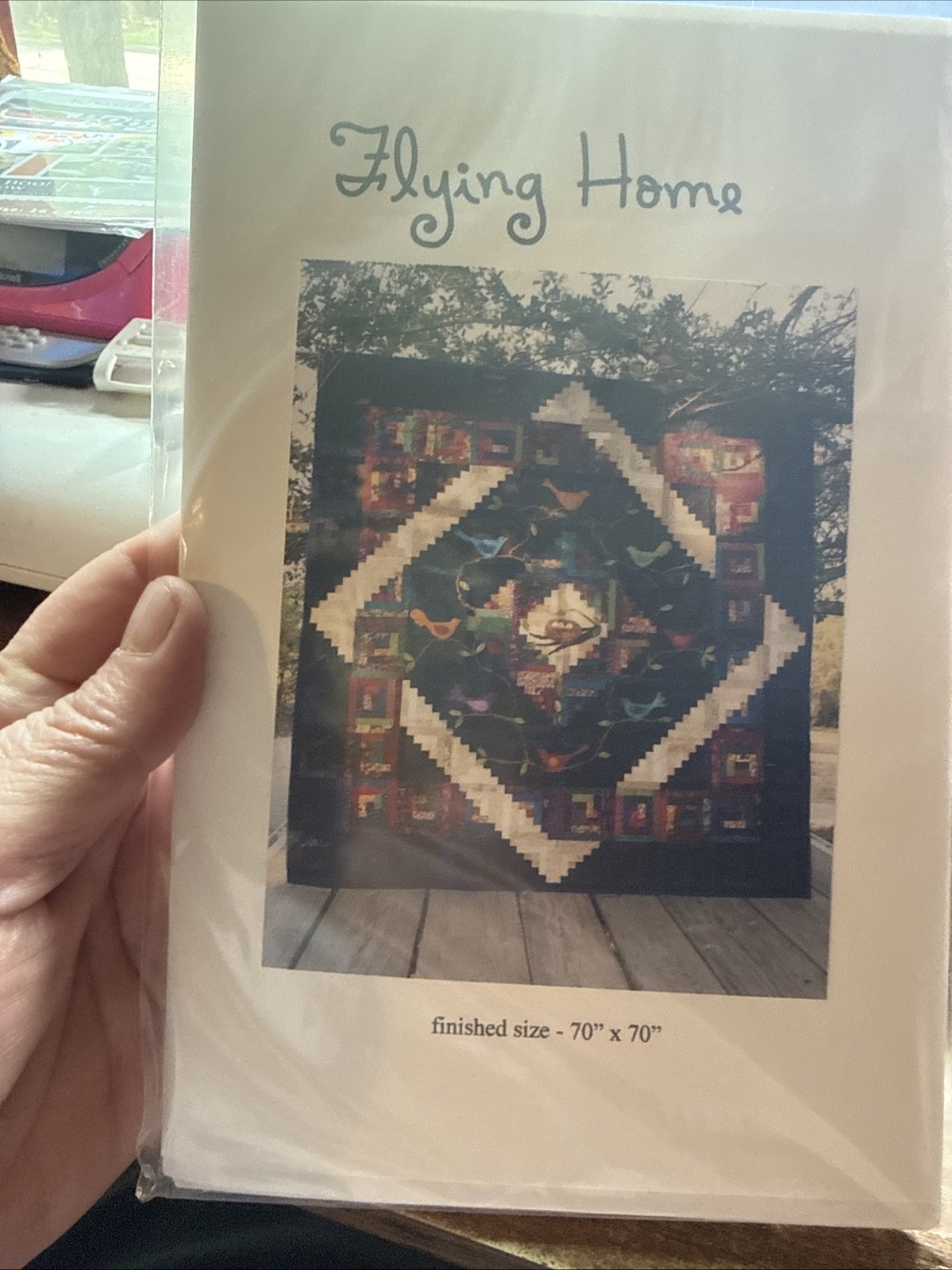 FLYING HOME 70" x 70" Kolchas A. Avila Quilt Pattern