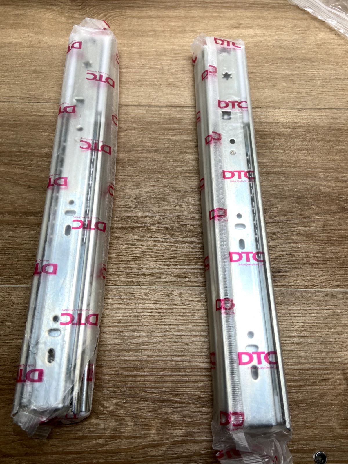 Set of 2 DTC H 4587114H 14 Inch Full Extension Ball Bearing Drawer Slides,Nickel