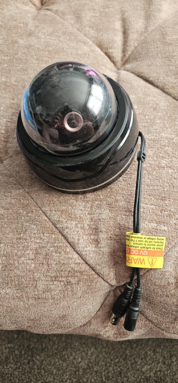 Watcher 5100 Surveillance Camera Black Dome Tested & Working