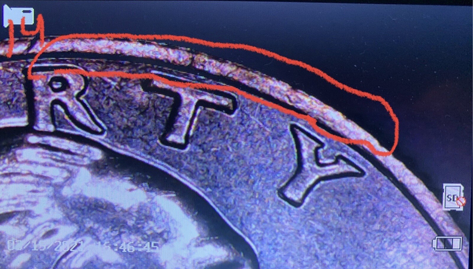 2023-D Jovita Idar Quarter ERROR: Strikethrough + Collar Clash. BU