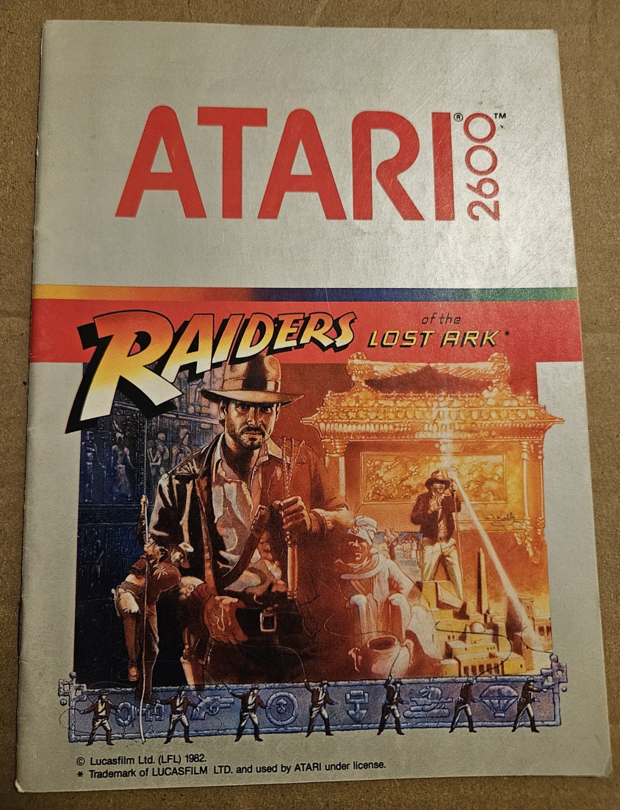 Atari Raiders of the Lost Ark (Game Manual Only)