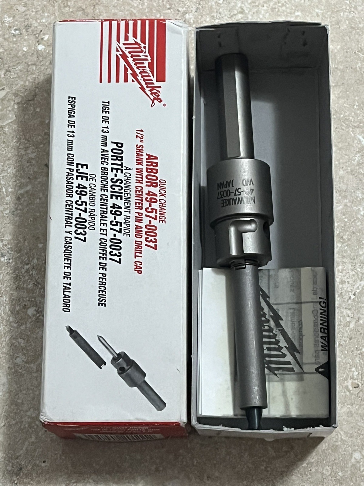 Mileaukee 3/4” Shank Quick Change Adapter 49-57-0037 New In Bx