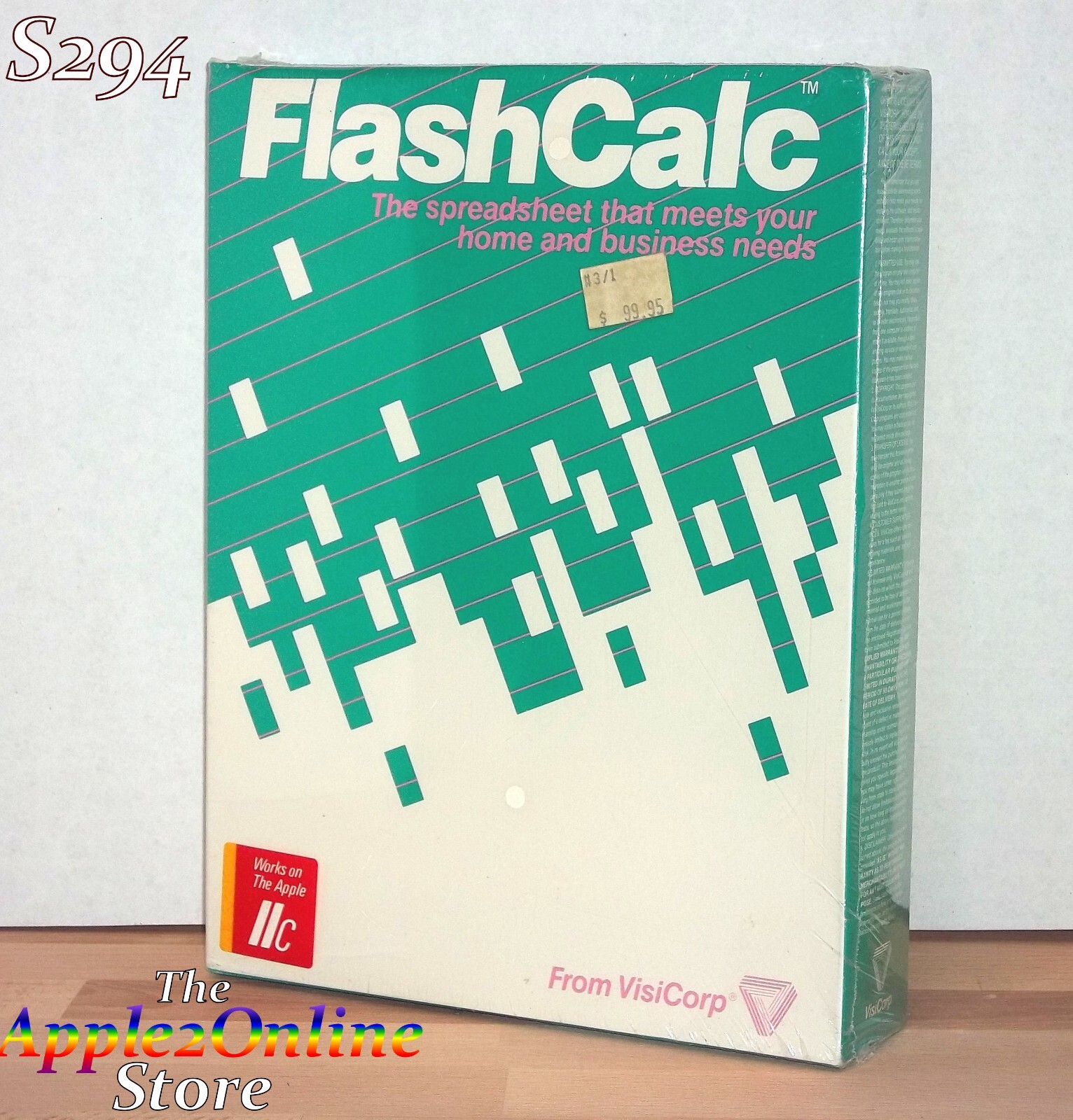 ✅ 🍎 FlashCalc Spreadsheet Program from Visicorp for Apple IIe IIc IIGS💕