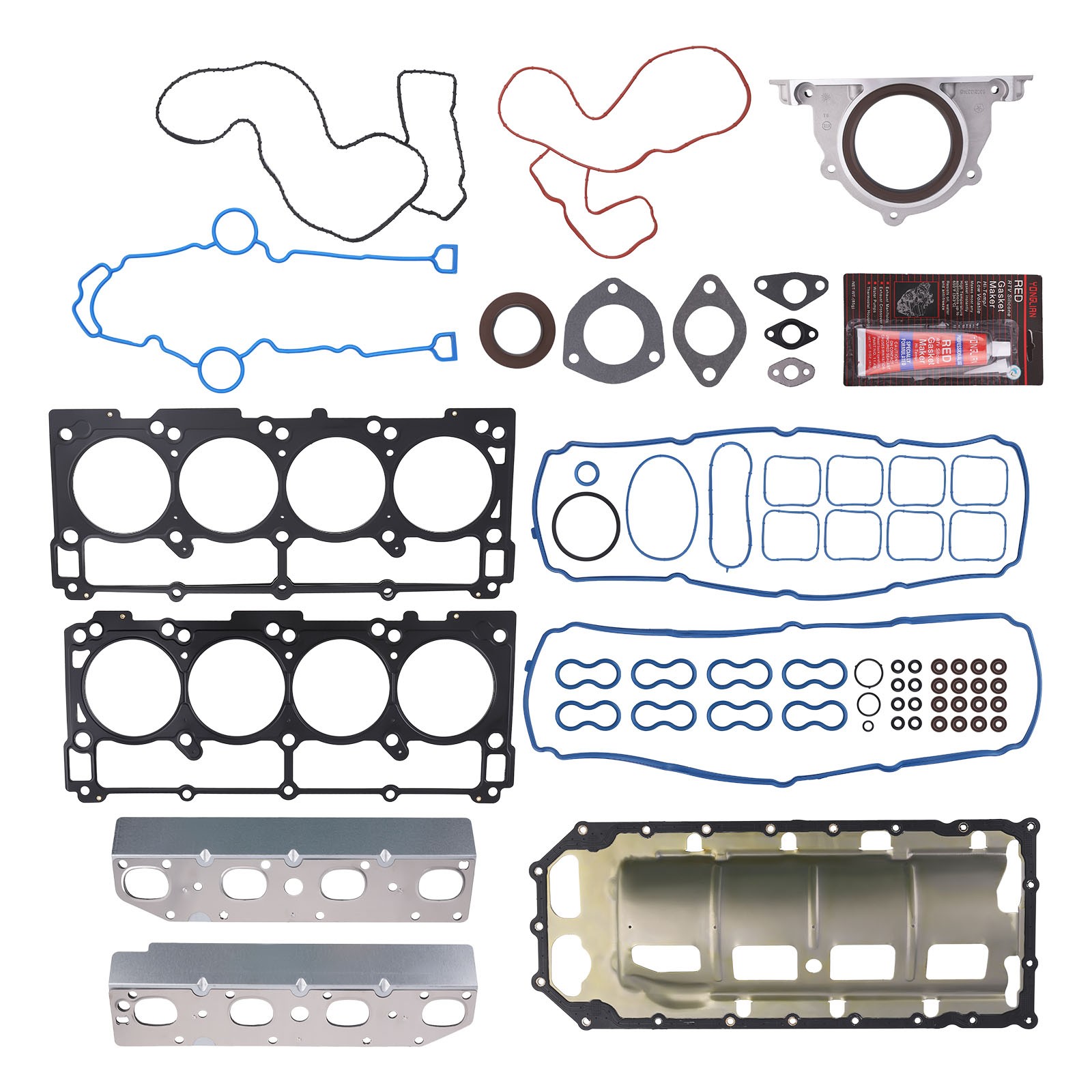 Full Gasket Set For 09-2015 Chrysler 300 Dodge Challenger Charger Jeep 5.7L HEMI