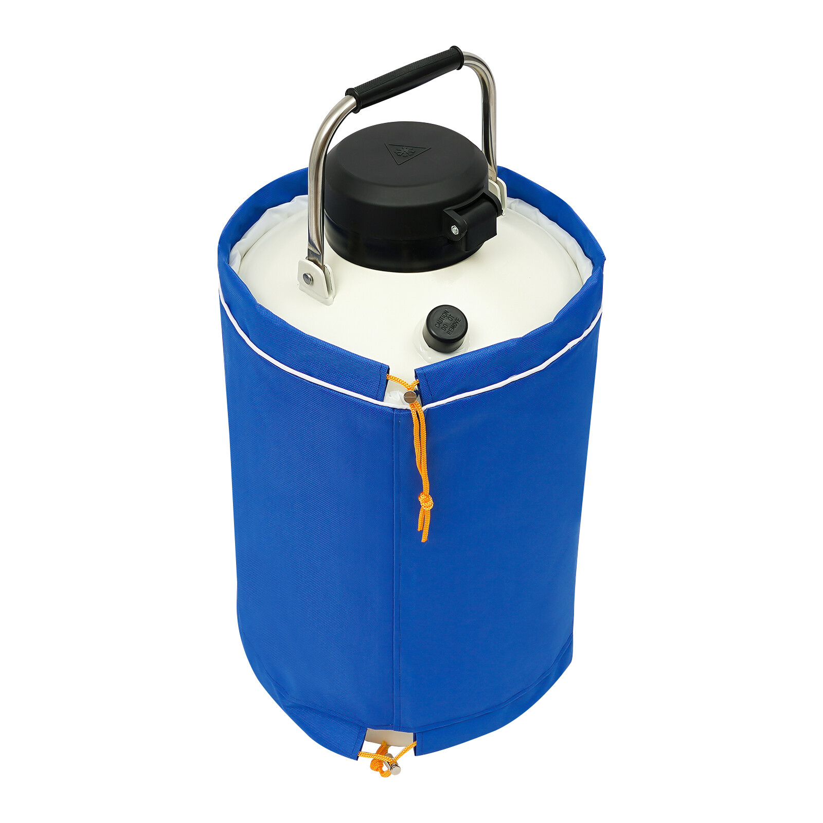 10L Liquid Nitrogen Tank, Cryogenic Container, 0.03Gal/Day Evaporation, Portable