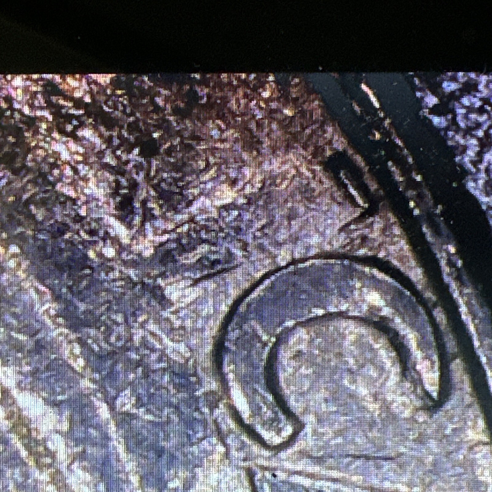 1974 WASHINGTON QUARTER- STRUCK THROUGH GREASE ERROR REVERSE