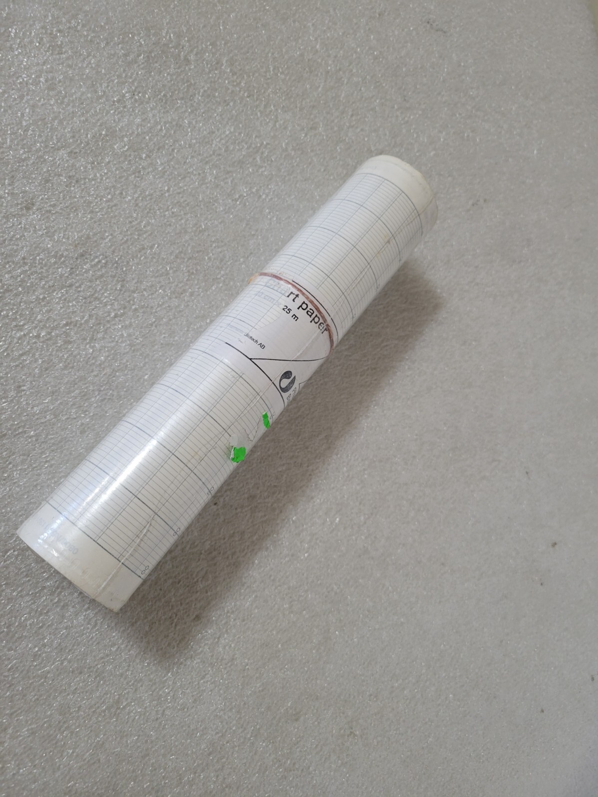 Roll of Chart Paper 18-1001-44 Pharmacia Biotech 20 cm x 25 m