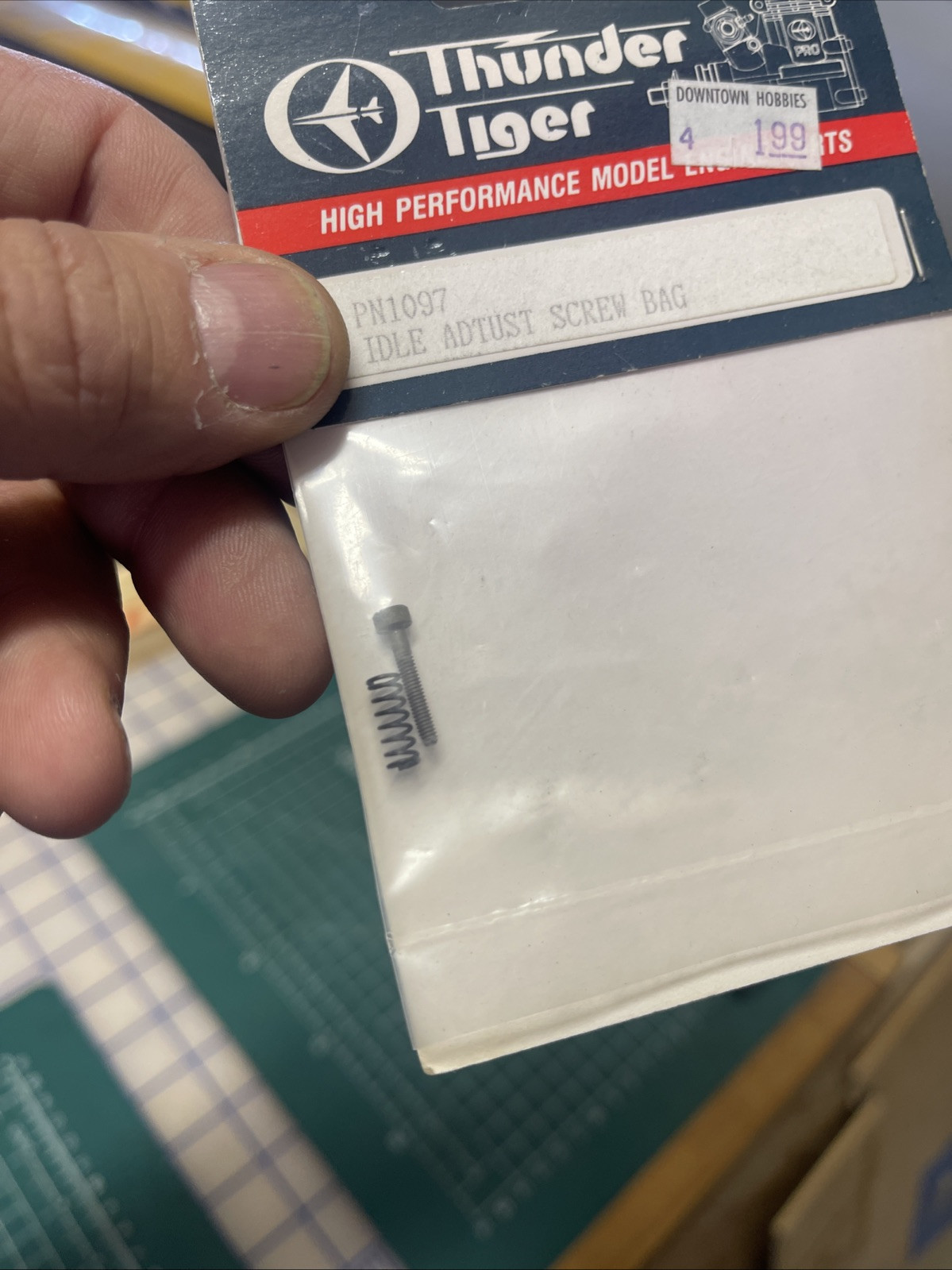 Thunder Tiger Idle Adjust Screw Part Number PN1097