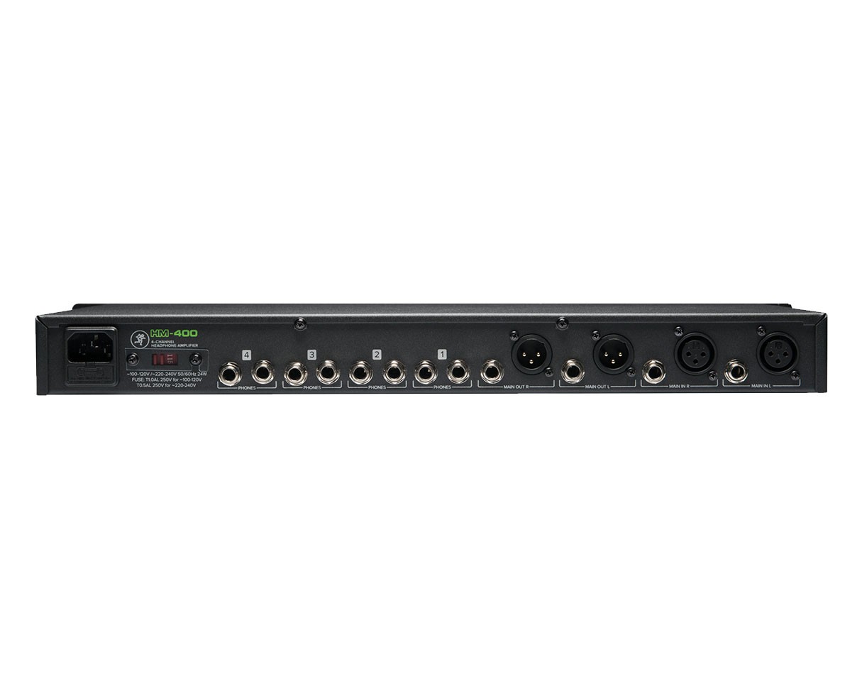Mackie HM-400 4-Channel Headphone Amplifier Amp PROAUDIOSTAR