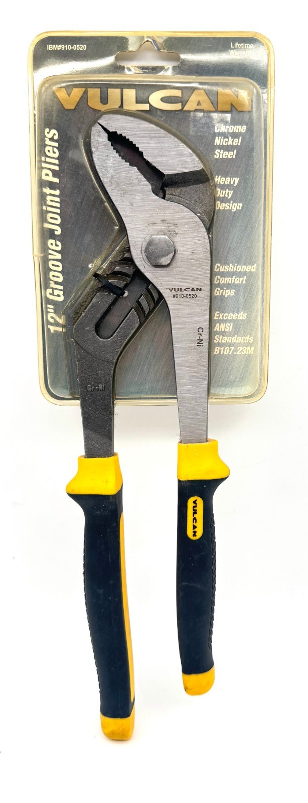 NEW in Pack Vulcan 910-0520 12" Groove Joint Pliers ~ Free Shipping