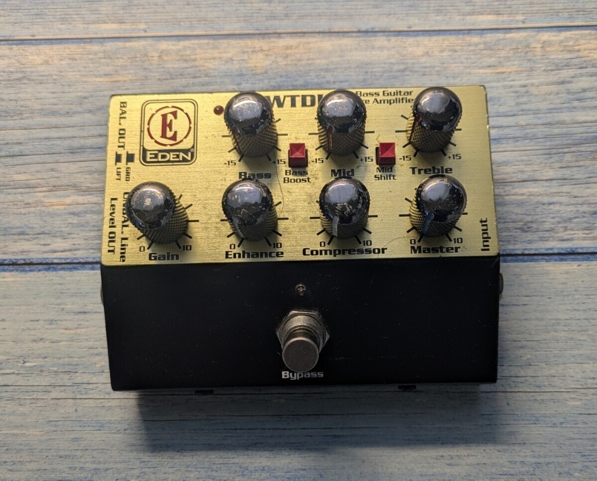 EDEN WTDI Bass Guitar Preamp Direct Box EQ Effects Pedal Good GP