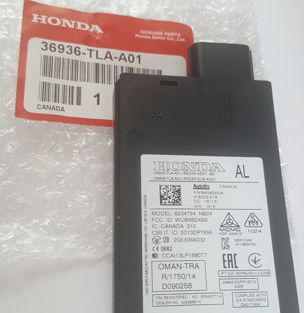 * OEM Part No 36936-TLA-A01 * Genuine Honda - Radar Sub-Assy., L.