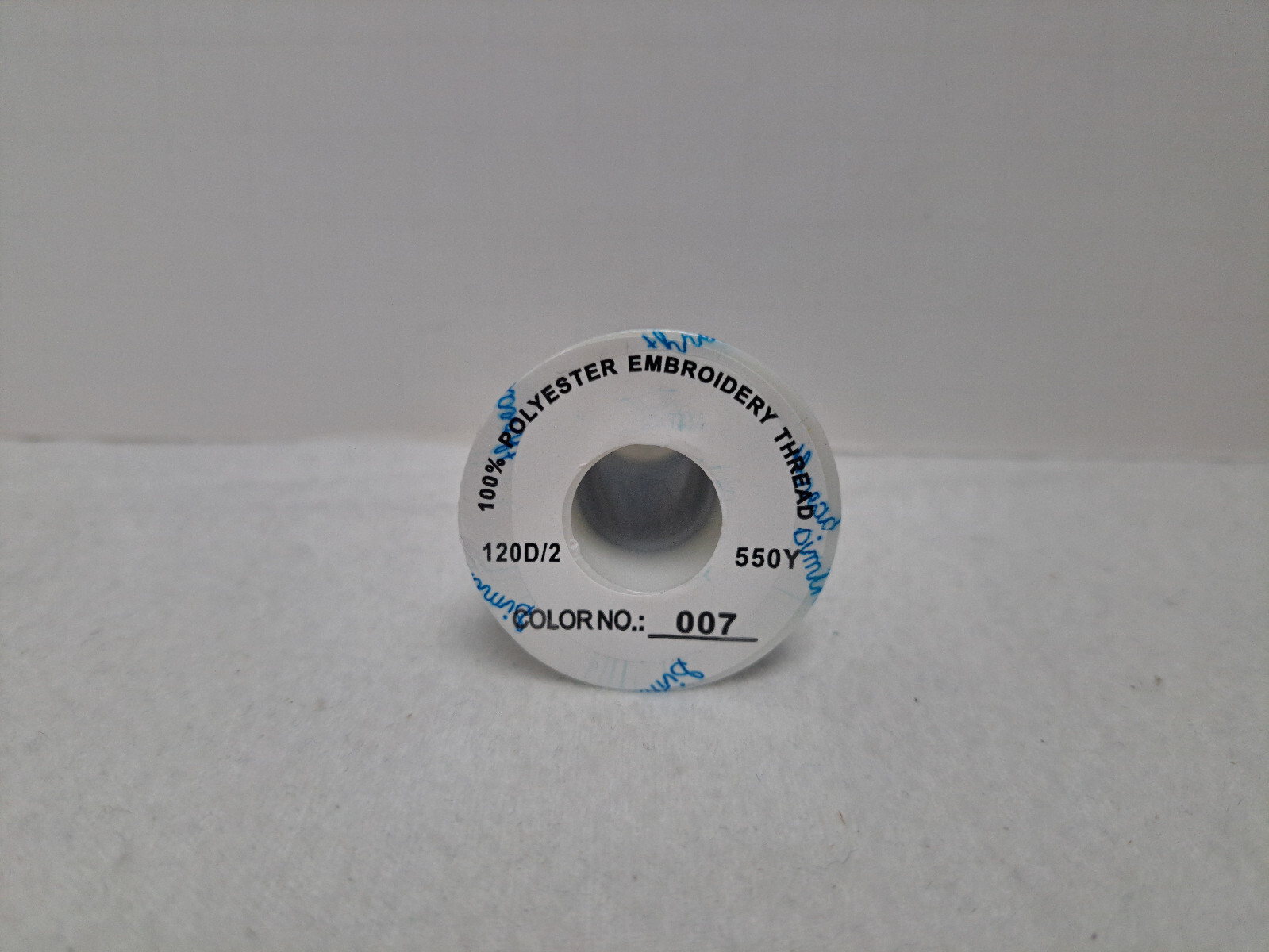 Simthread Embroidery Thread (5500 Yards) - Prussian Blue #007 (Sealed)