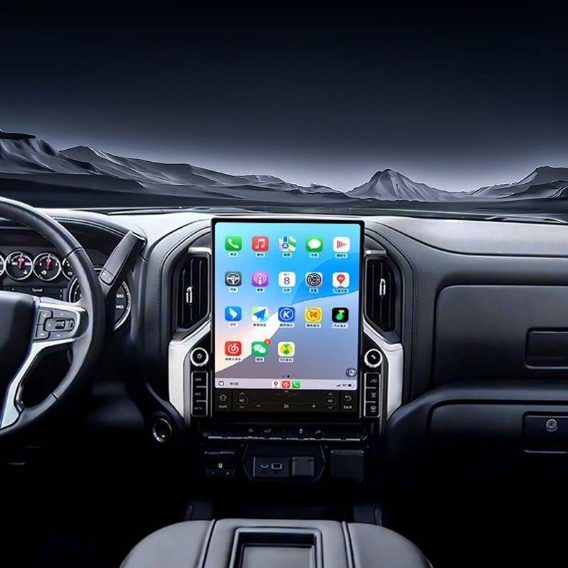 16.2"For Chevrolet Silverado Gmc Sierra 2019-23 Car Radio Tesla Style GPS 6+128G