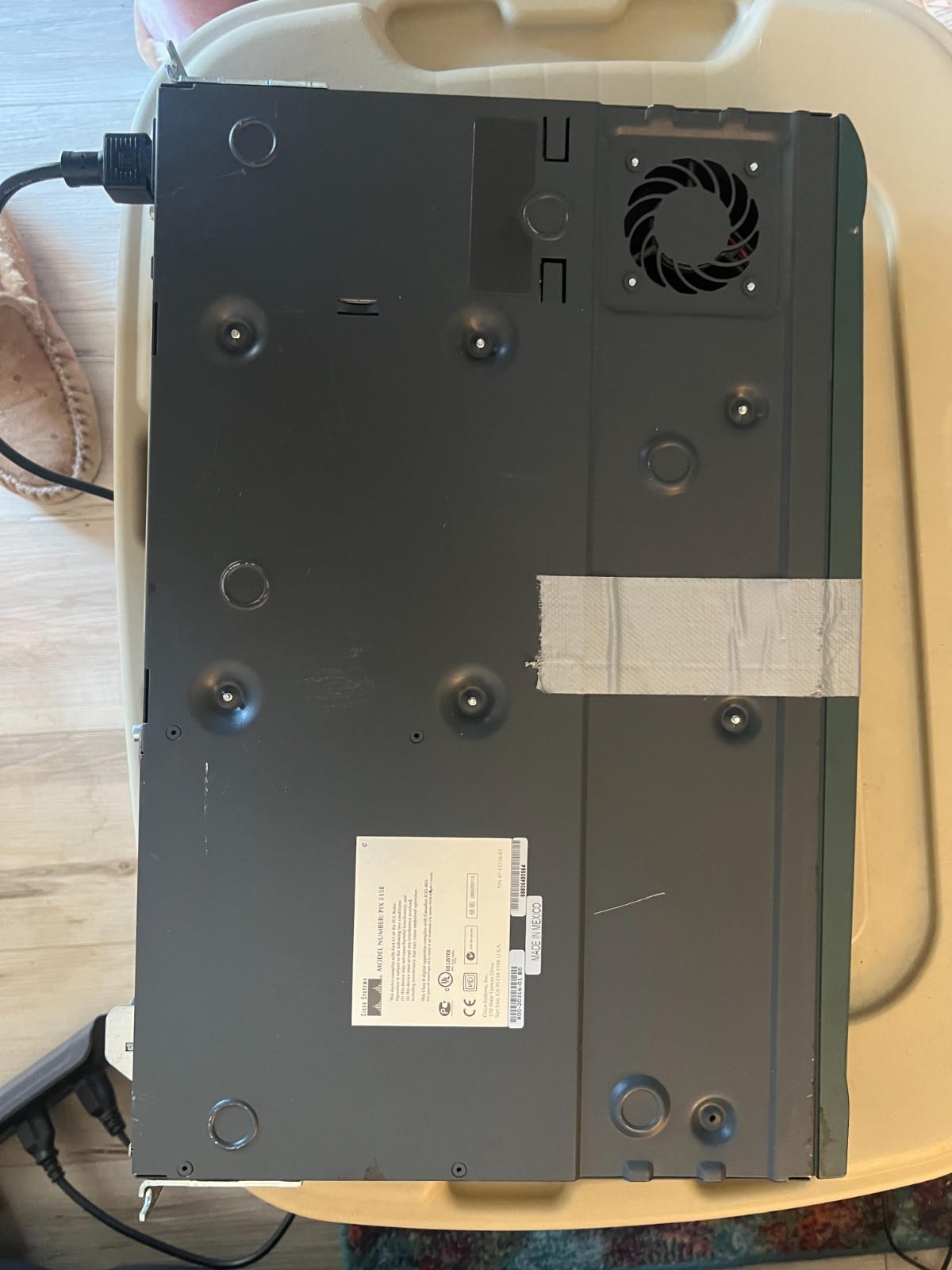Cisco Systems VPN Firewall Security Appliance w/ Rack Ears PIX 515E
