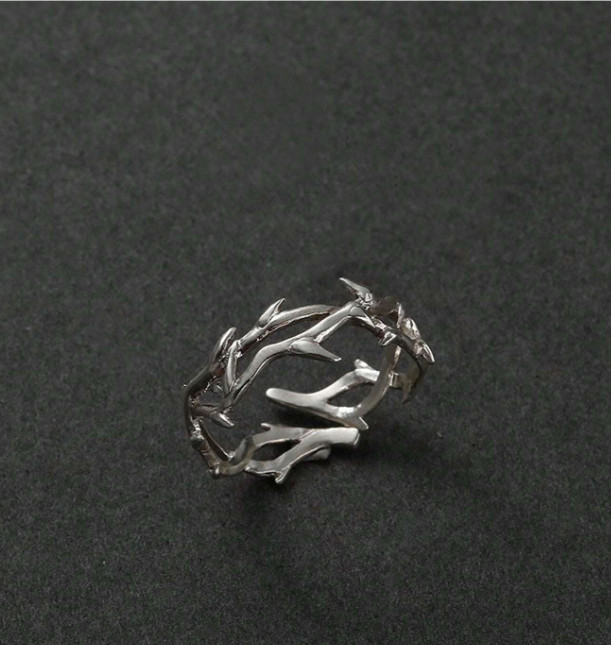 Men's Unisex Punk Style Plug Design Adjustable Ring