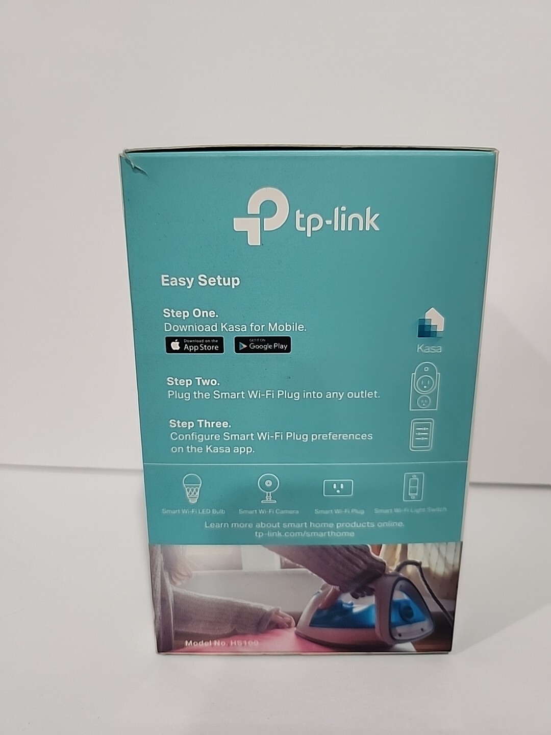 TP-LINK HS100 SMART WI-FI PLUG COMPLETE W/ BOX & INSERTS TESTED ALEXA COMPATIBLE