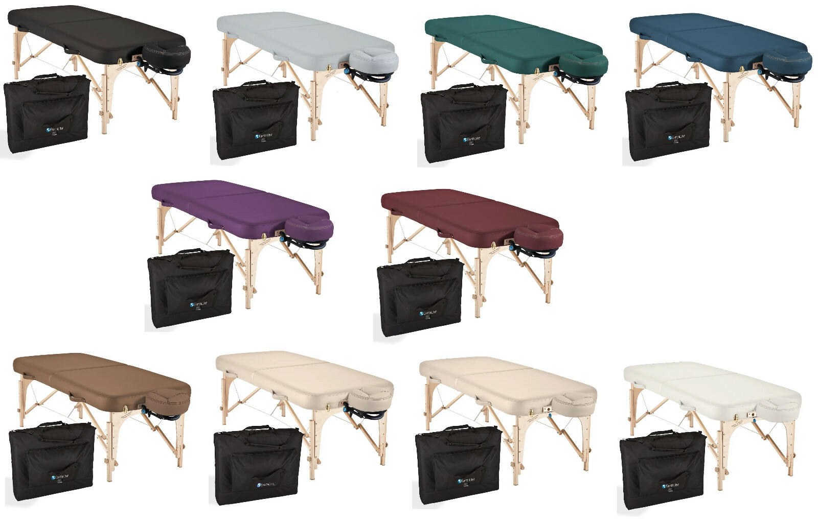 Earthlite Spirit Portable Massage Table Package 1/2 Reiki 1/2 Std w/ Flexrest