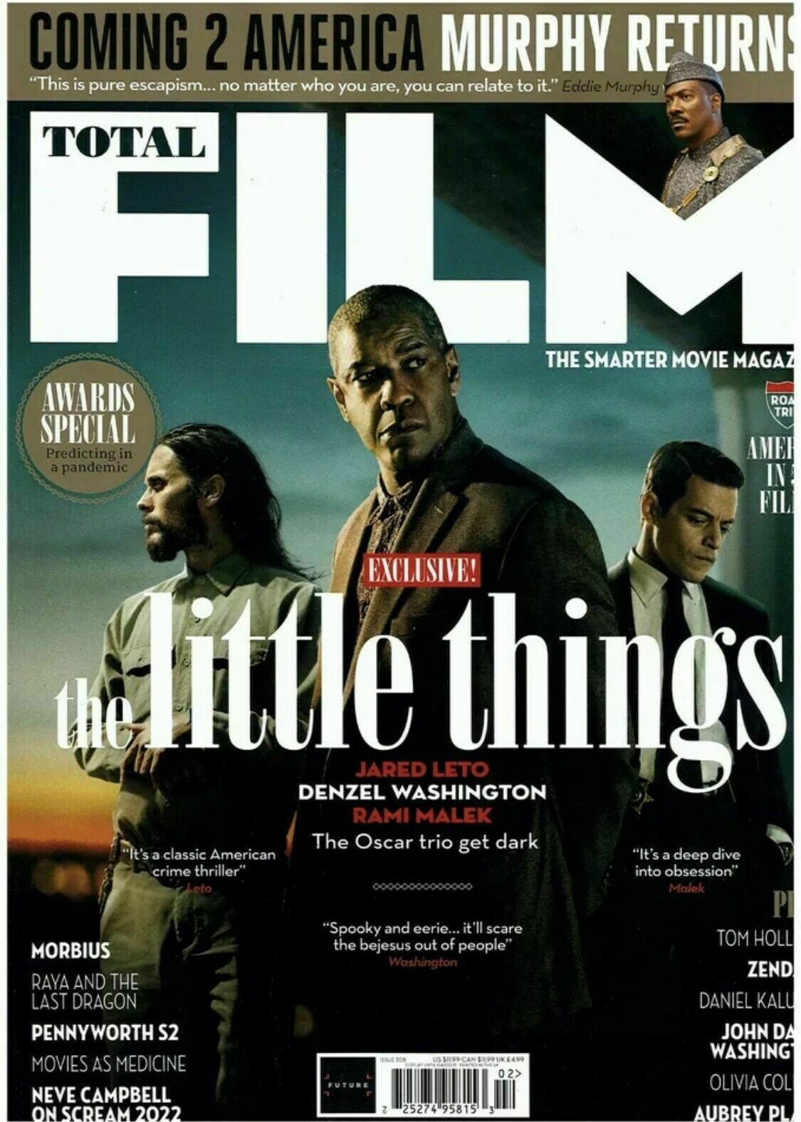 TOTAL FILM MAGAZINE FEB 2021 ISSUE #308 / THE LITTLE THINGS