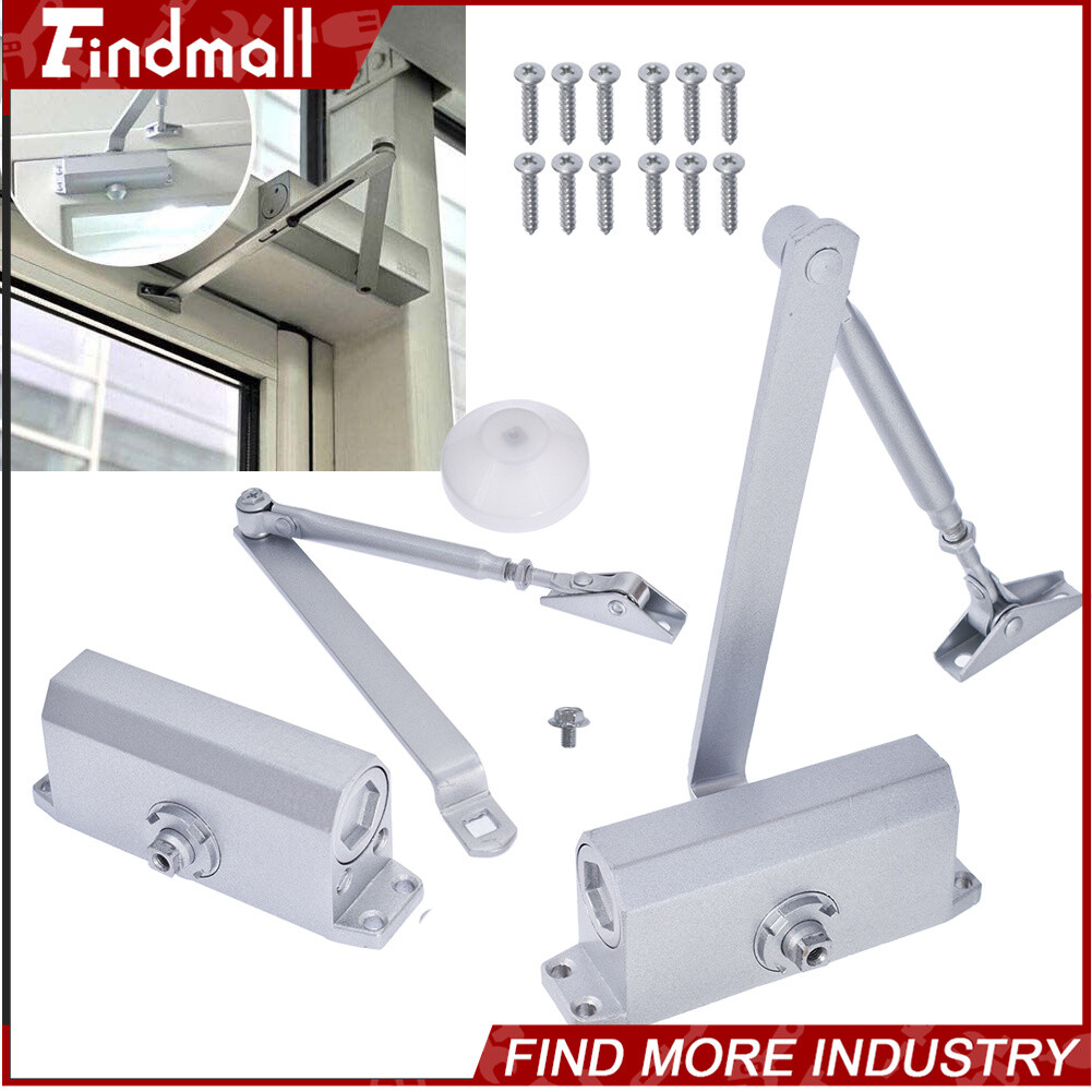 Findmall 2PC 25-45/45-65kg Commercial Door Closer Two Independent Valves Control