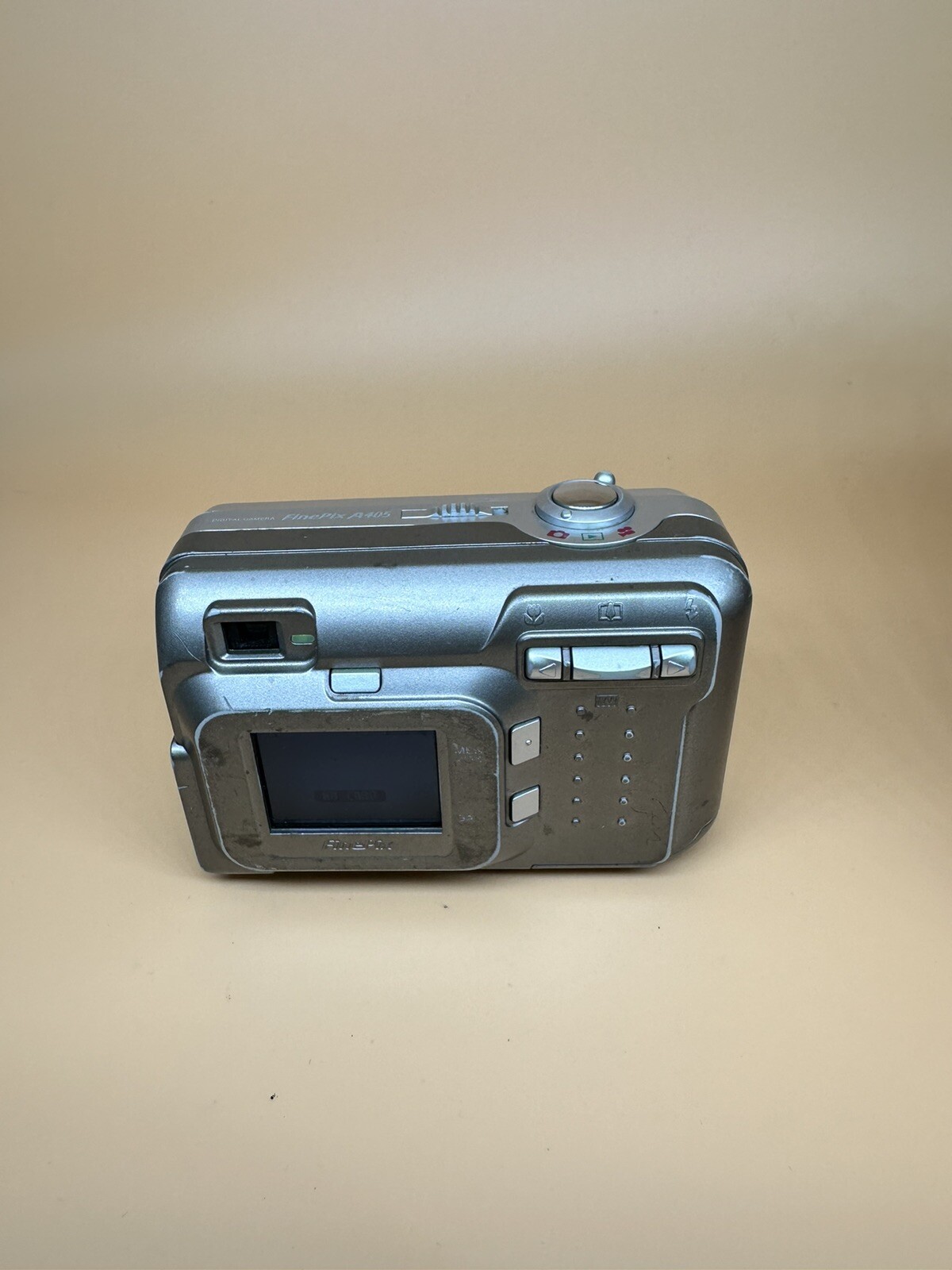 Fujifilm FinePix A405 2.0MP Compact Digital Camera Silver - Tested & Working