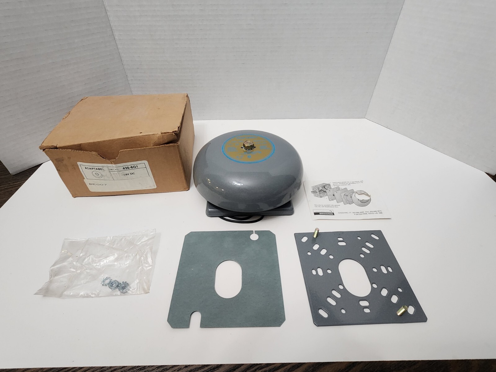 Edwards ADAPTABEL #434-6G5 Audible Signal Bell kit complete 120V.Free Shipping.H