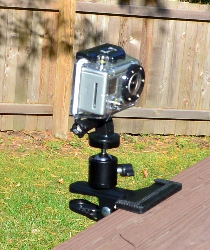Tree Stand Trail Hunting Clamp Mount for GoPro HERO HERO2 HERO3 HERO3+ HERO4