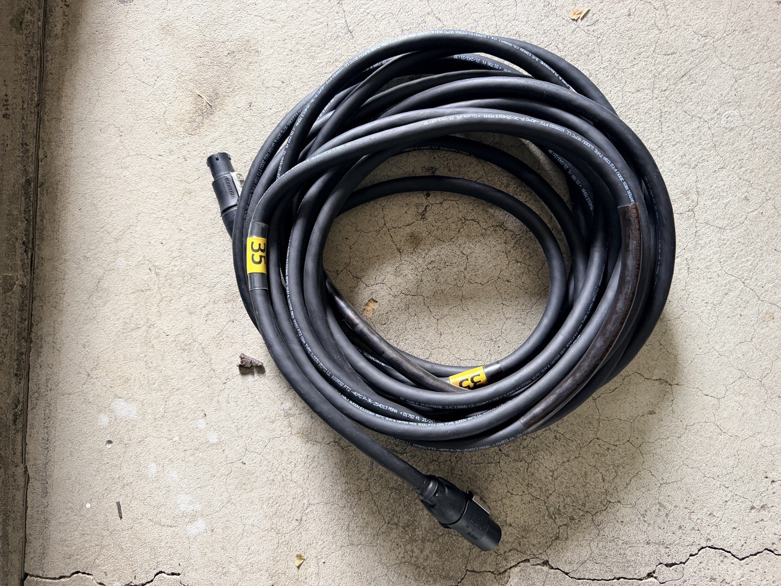 35ft 12/3 SOOW Neutrik powerCON TRUE1 Locking Power Cable Stage Film Lighting