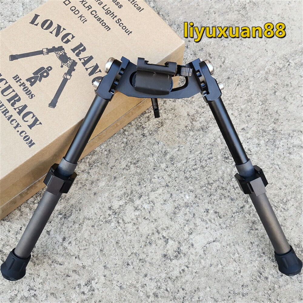 LRA V10 QD Rifle Bipod Long Range Hunting Shooting Carbon Fiber 20mm QD Mount