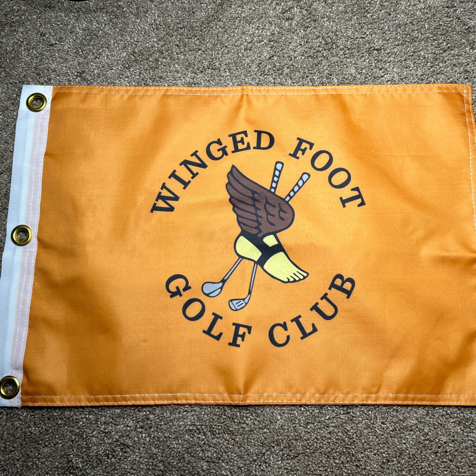 WINGED FOOT GOLF CLUB PGA TOUR PIN FLAG WITH GROMMETS FREE SHIPPING USGA OPEN