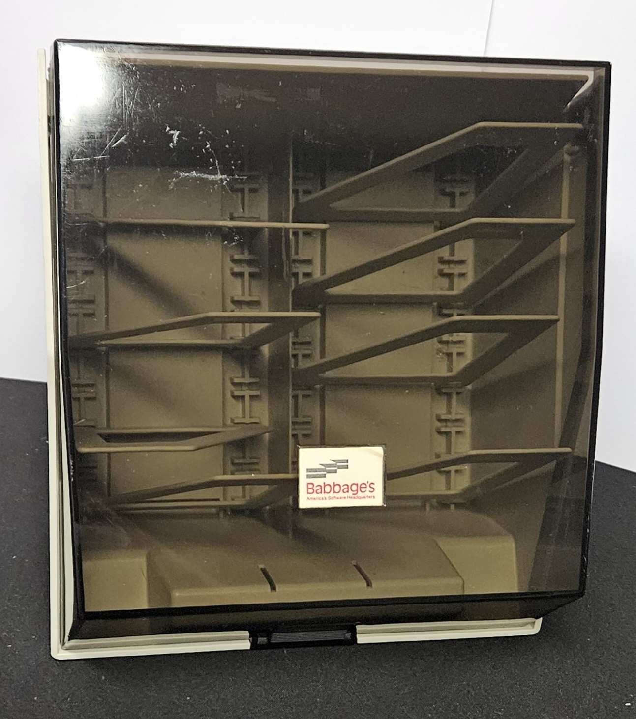 Vintage Babbage's 3.5 Inch Disk Data Organizer with Dividers Rare Find 1980s