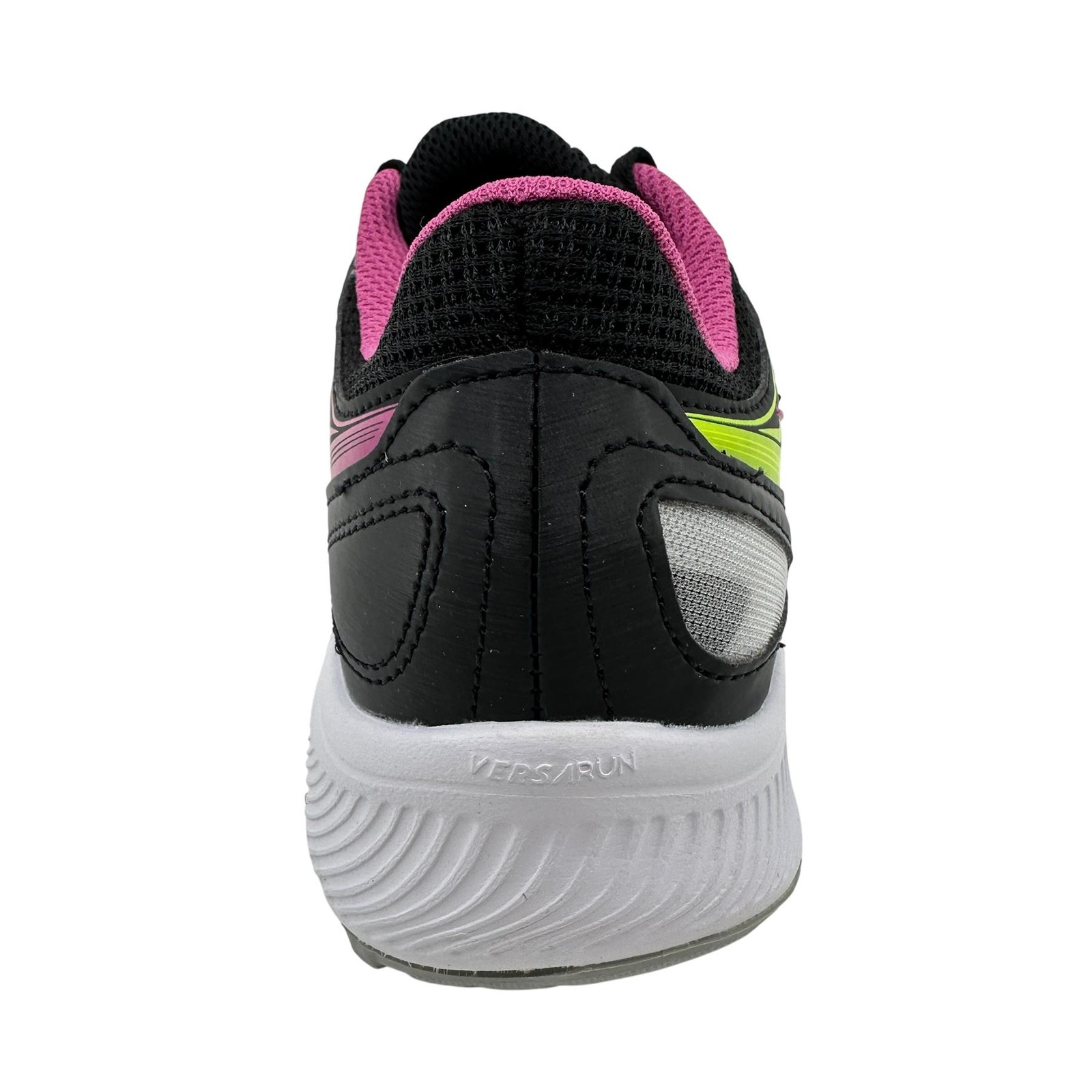 Saucony Cohesion 14 Black Pink Citro Womens Athletic Sneaker