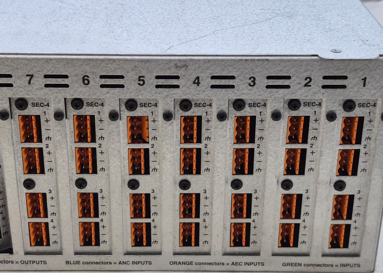 Biamp Tesira SERVER-IO w/ 14 Cards (Read Description) - Dented Card