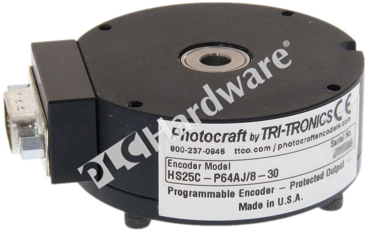 New Tri-Tronics HS25C-P64AJ/8-30 HS25 Programmable Encoder 1/4' Dia. Bore 8-30V