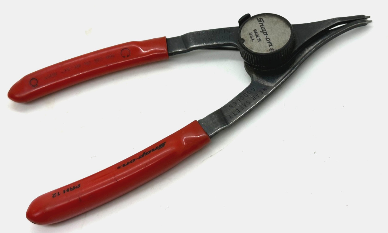 🇺🇸 Snap On Tools Quick Convertible Internal External Ring Pliers Retaining Red