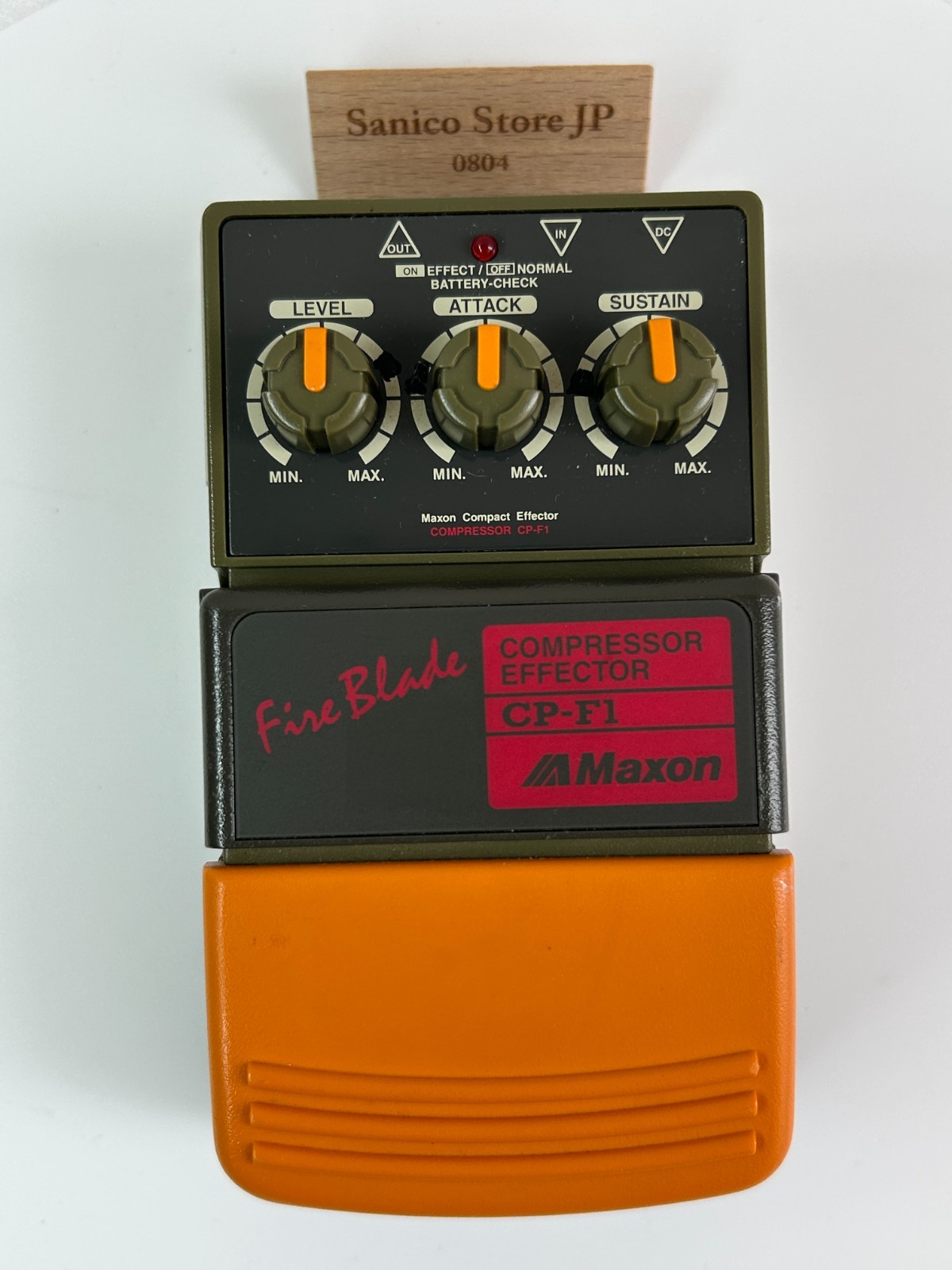 Maxon CP-F1 Compressor Guitar Effects Pedal Tested working vintage Made in Japan