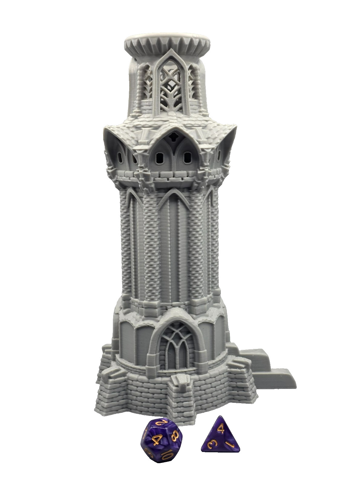 dice tower / dice roller tower / castle tower dice roller model RPG /dnd