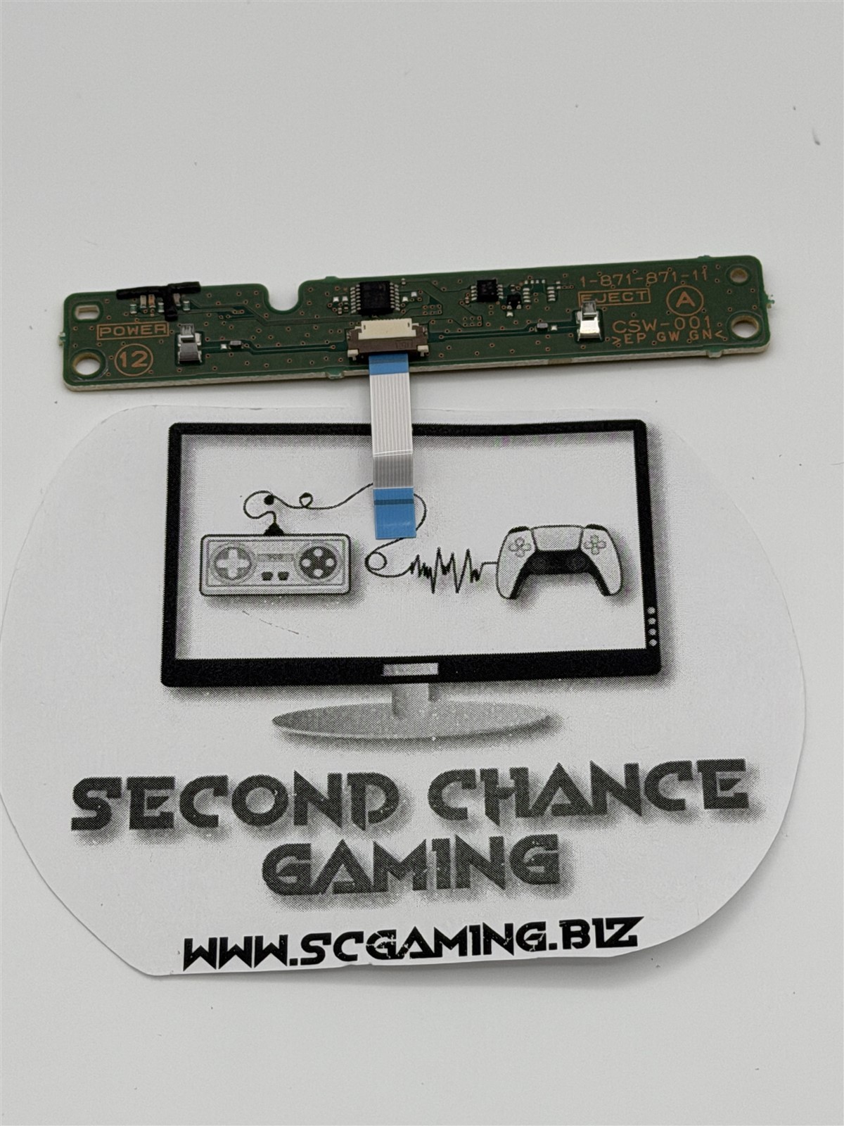 OEM Sony Fat PS3 CECH Power Eject Board Unit 1-871-871-11 w Flex Cable Tested