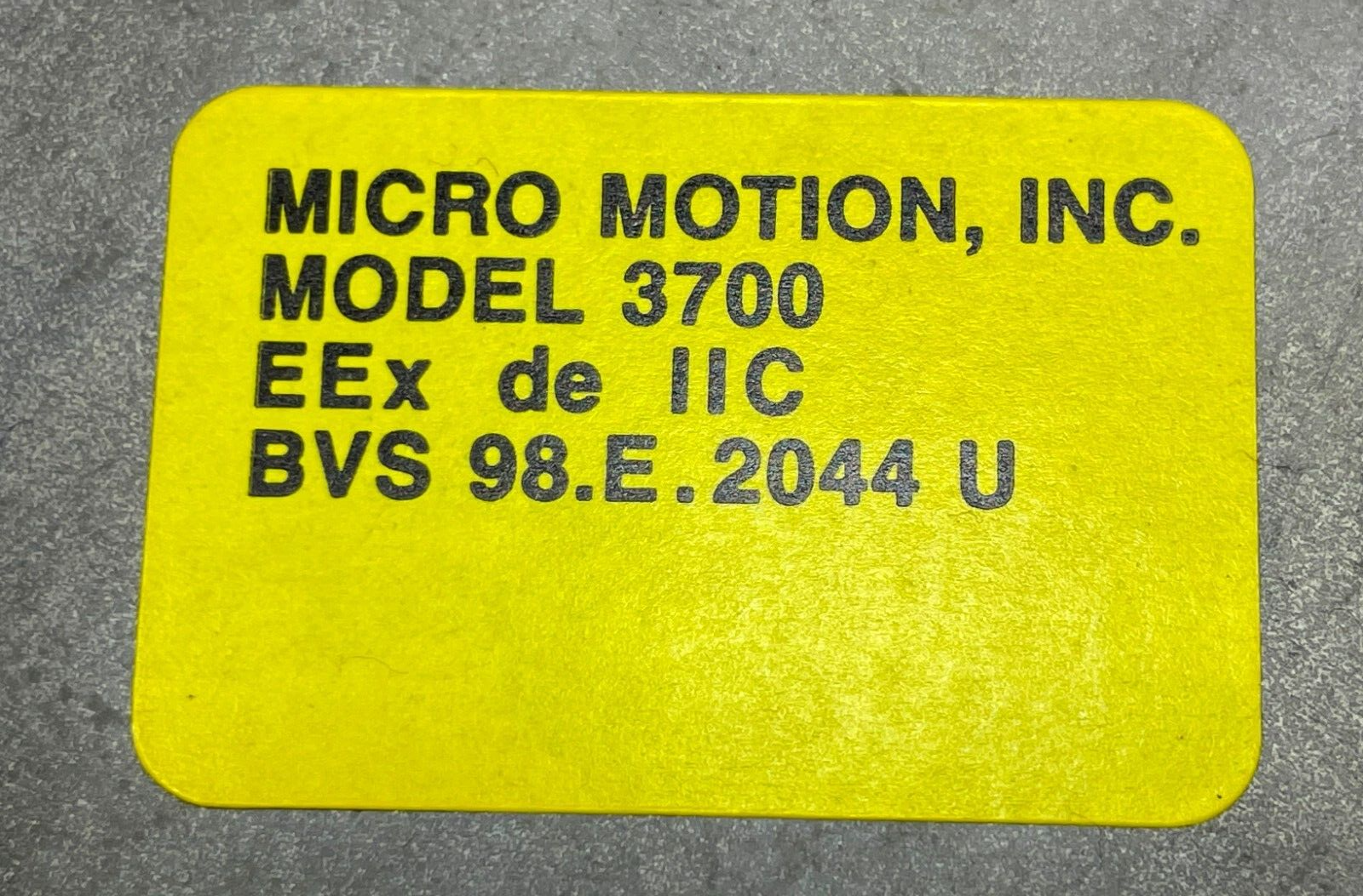 Micro Motion 3700 Flow Transmitter Processor PLC Functions Industy Focused✅✨💎