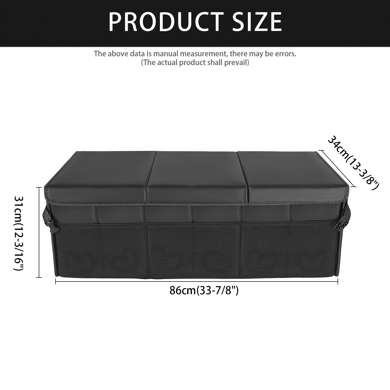 Cargo Storage Box Trunk Organizer Collapsible Folding Bag For Subaru Outback
