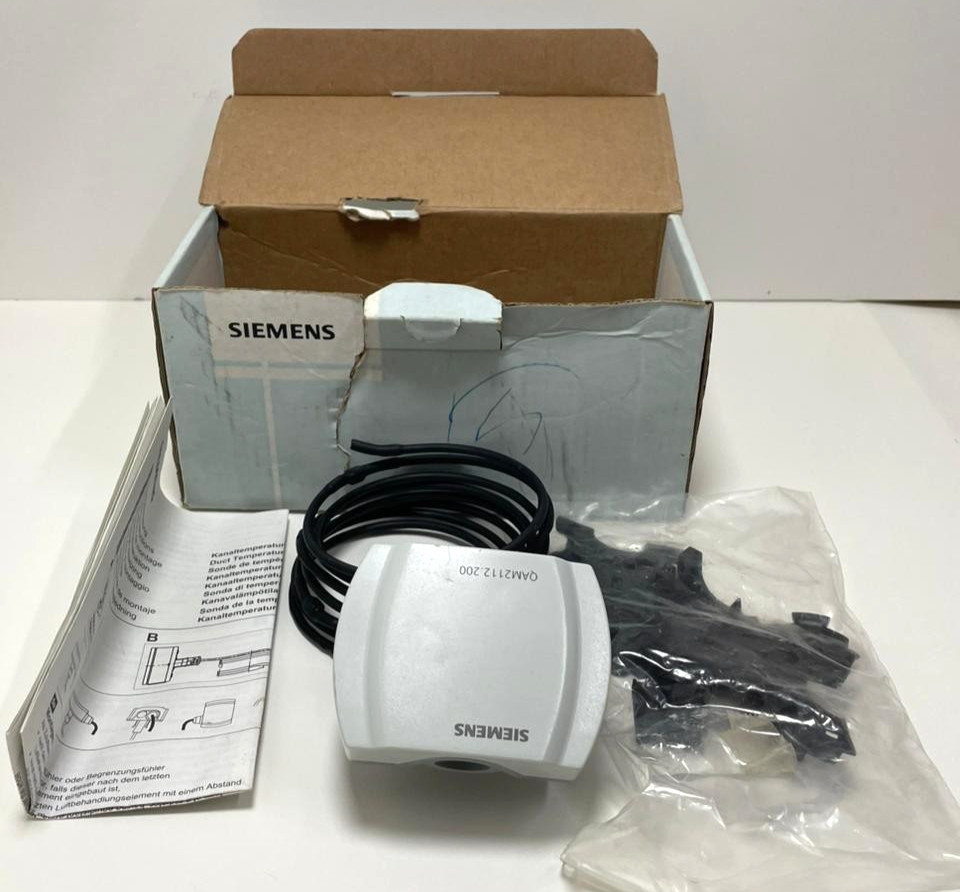 Siemens QAM2112.200 Air Temperature Sensor Professional-Grade Duct Temperature