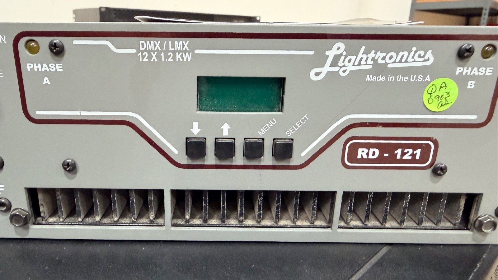 Lightronics RD-121 12-Ch Rack Mount Dimmer with LMX and DMX - XT