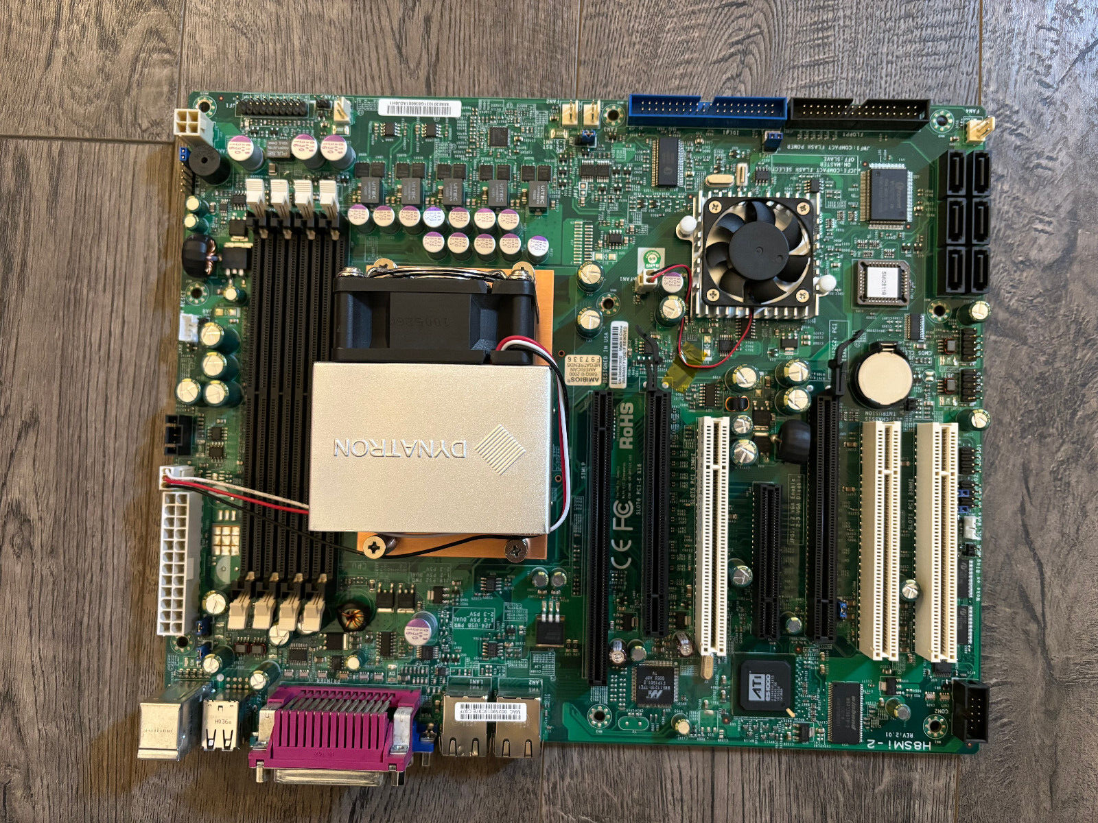 Supermicro H8SMI-2-AS002 Rev 2.01 ATX motherboard w/AMD Opteron 1385 2.7GHz CPU