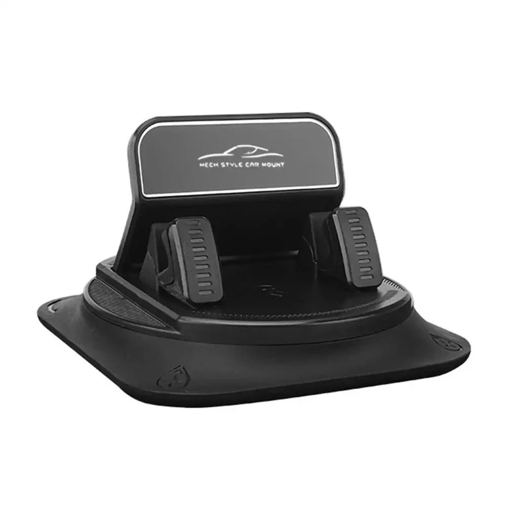 Car Phone Holder 360 Degree Rotation, Navigation Dashboard Mount Black