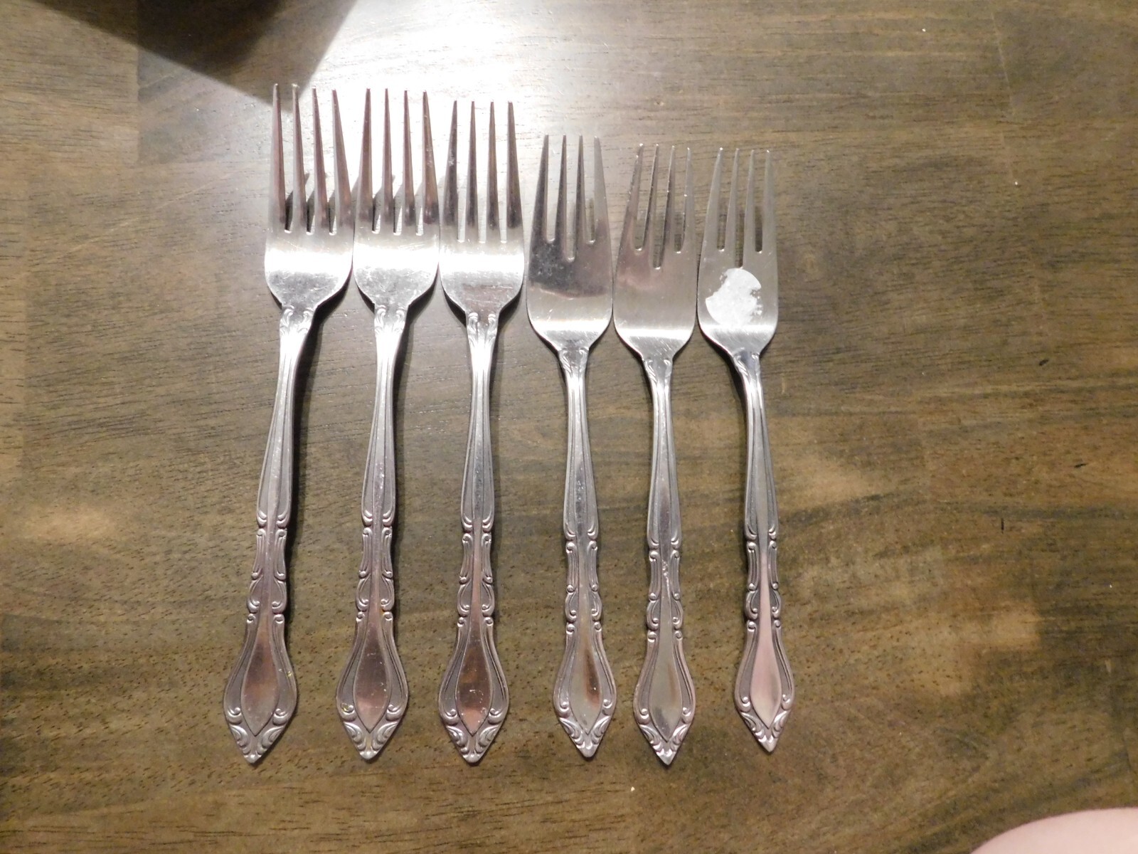 Rogers Stainless Korea Flatware Set of 6 Forks Replacement Pieces Auberge