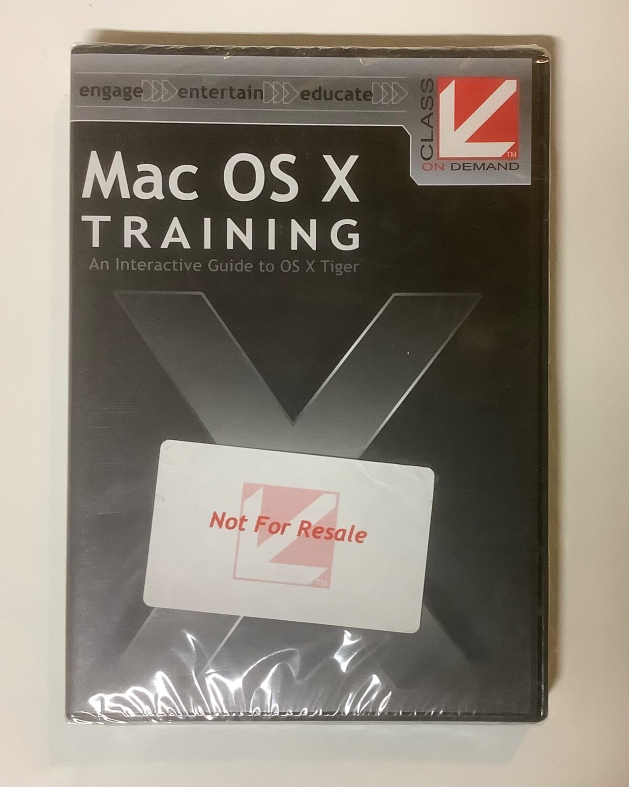 Mac OS X -Tiger Training An Interactive Guide-Not for Resale CD-ROM, 2006-SEALED