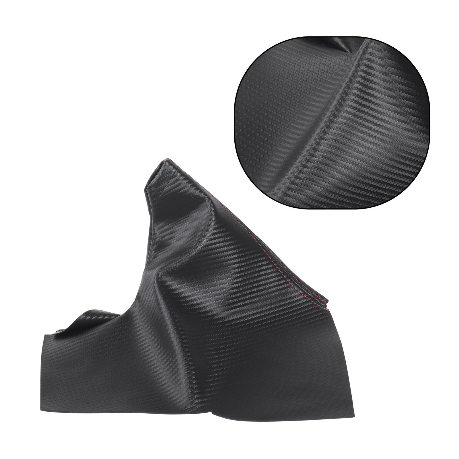Labwork For Subaru BRZ For Toyota GT86 13-20 Red Stitch Carbon Fiber Ebrake Boot