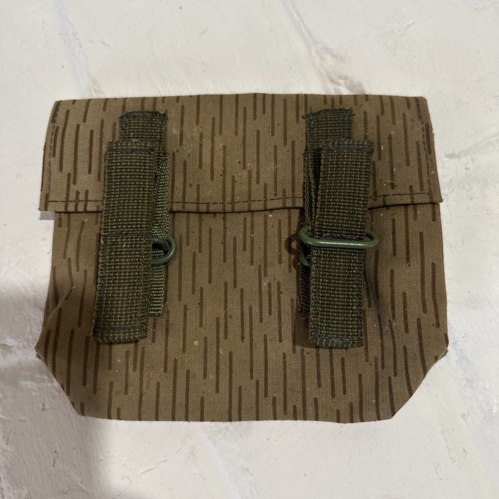East German Army Strichtarn Raindrop Camo Grenade Pouch Bag – NVA DDR