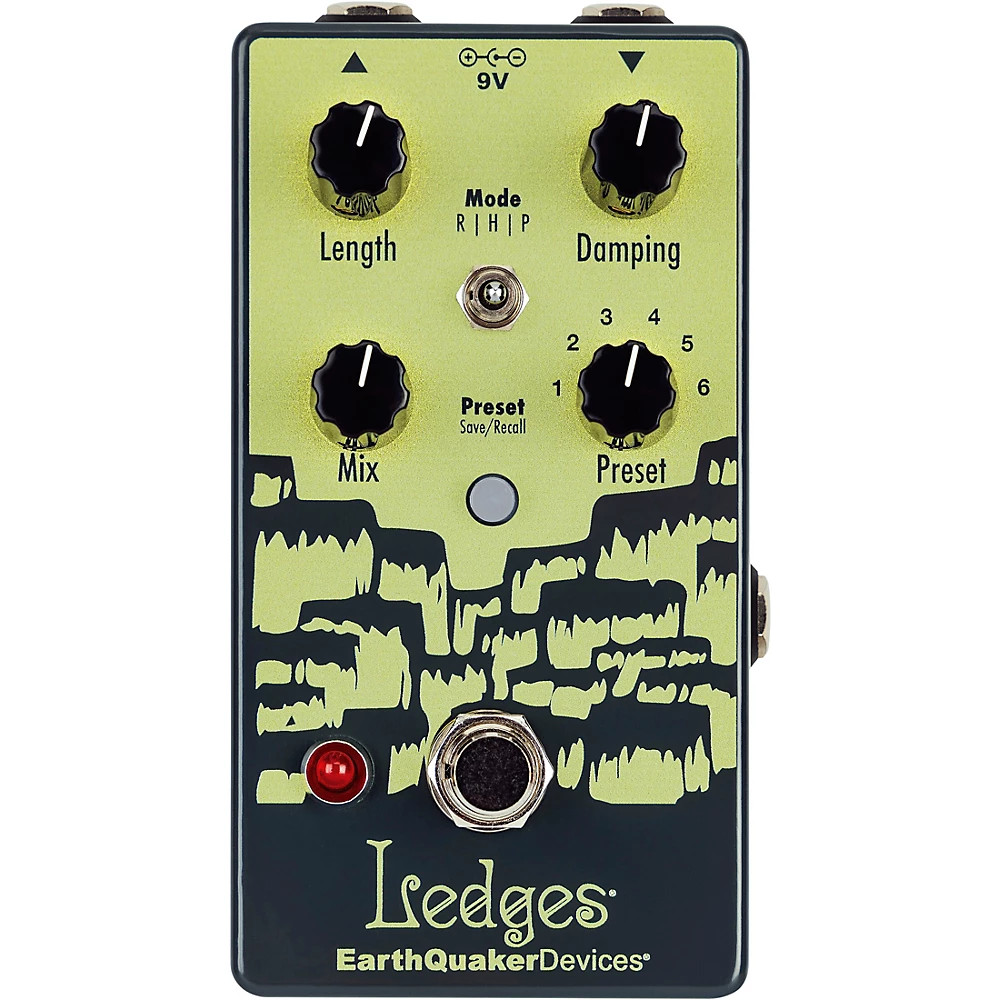 EarthQuaker Devices Ledges Tri-Dimensional Reverberation Machine Effects Pedal